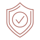 An icon of a shield with a check mark, symbolizing accreditation and trust.